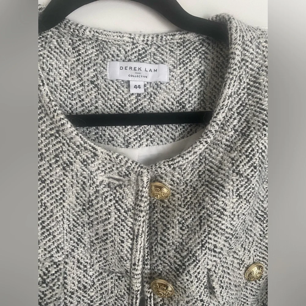 Derek Lam Tweed Convertible Blazer | Cape - Picture 5 of 6